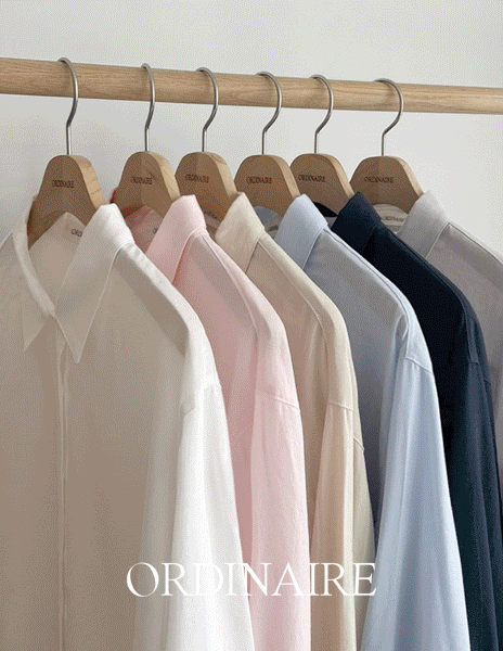 [ordinaire] 썸머 니스 셔츠 (6color/라이트핑크 단독주문시당일발송)